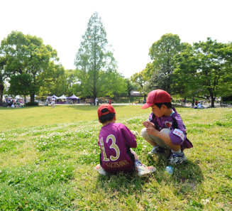 地域でスポーツを楽しむ様子